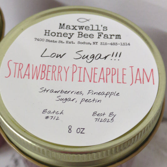 Low Sugar Strawberry Pineapple Jam