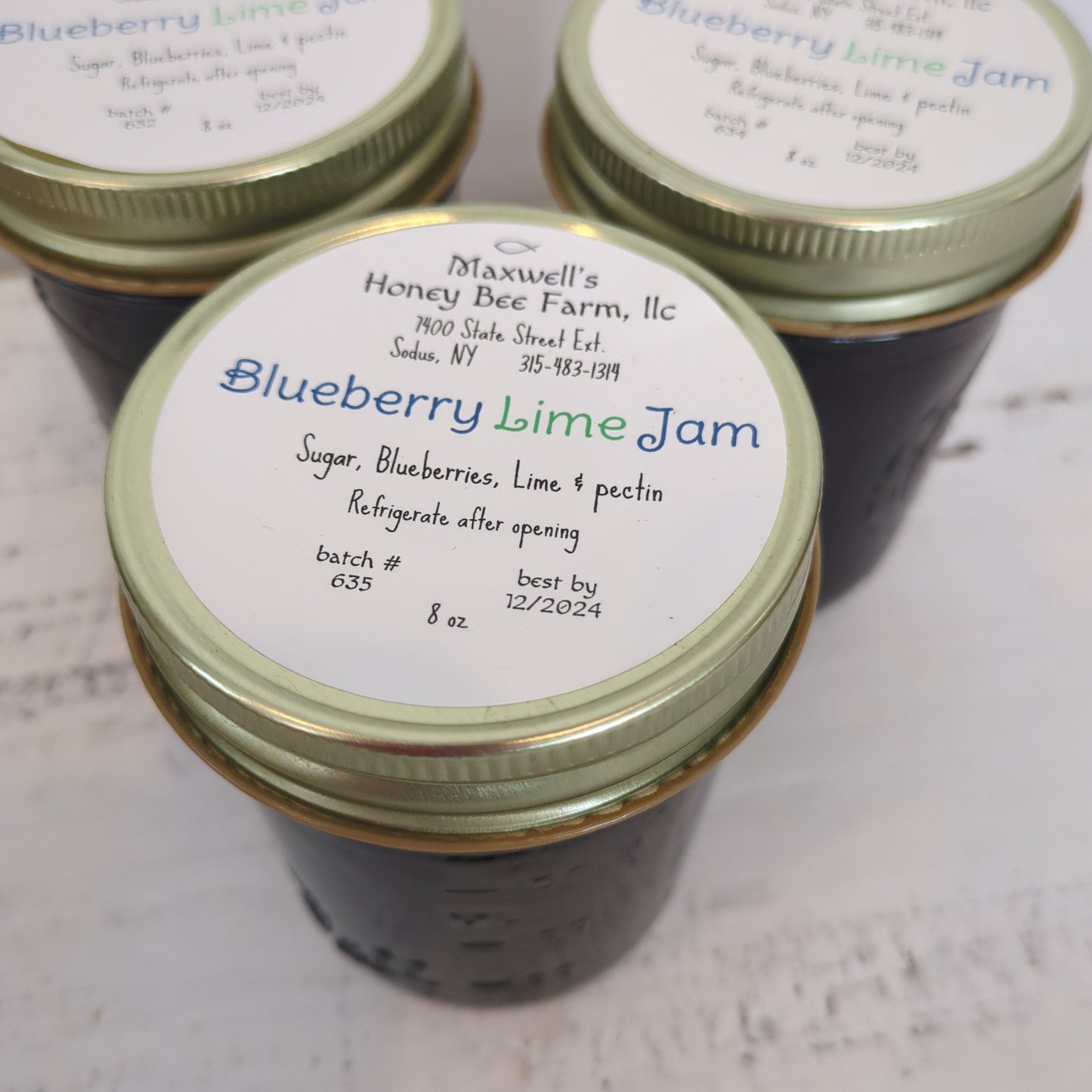 Blueberry Lime Jam
