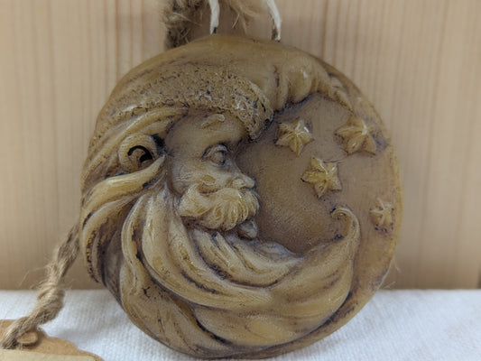 Santa beeswax Ornament