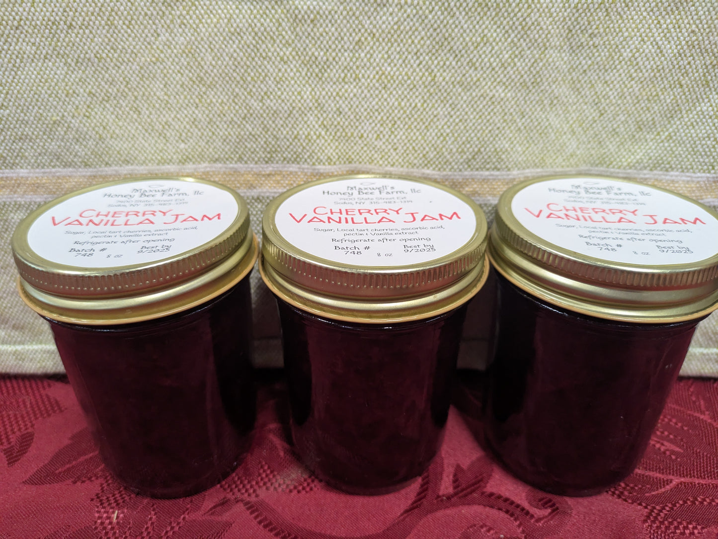 Cherry Vanilla Jam